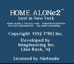 Home Alone screenshot 4 for Super Famicom